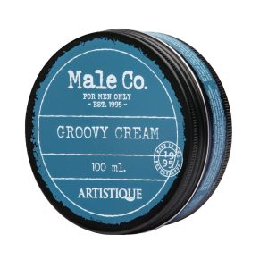 Male Co. Groovy Cream 100 ml - Crema hidratanta ce confera elasticitate parului / fixare si stralucire medie