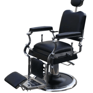 Scaun frizerie / barber chair Antique retro negru