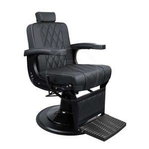 Scaun frizerie / barber chairs ALPEDA ARES BLACK EDITION
