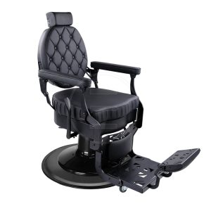 Scaun Frizerie / Barber Chair ALPEDA RONIN BLACK EDITION